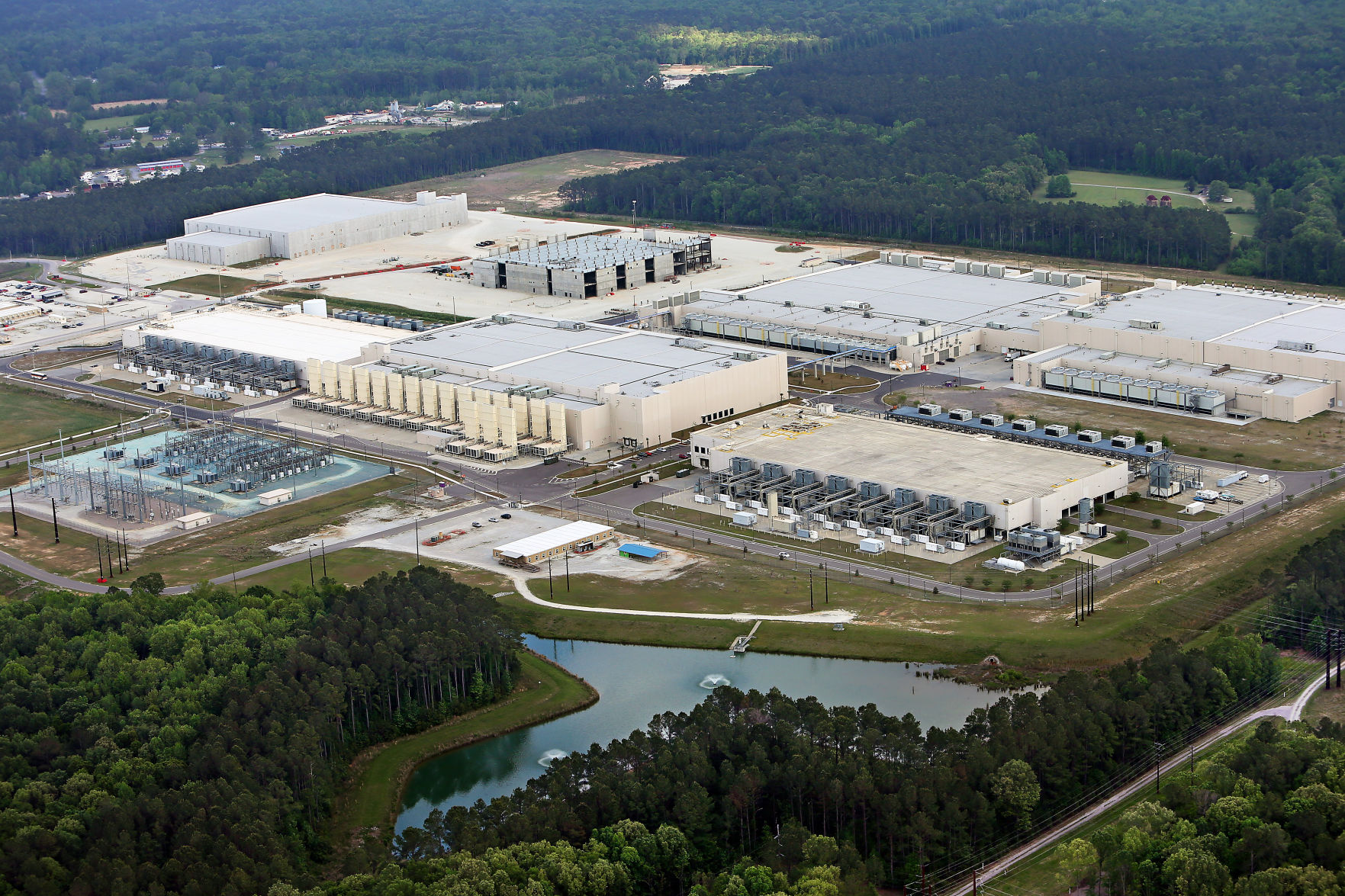 overall Google Data Center Moncks Corner address, closer to Goose Creek, and closer still to Mount Holly (copy)